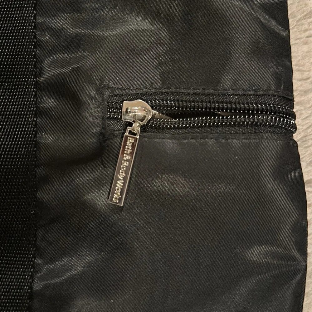 Bath and body works Black Nylon Tote